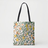 William Morris Fruit Pomegranate White Ornament