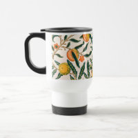 William Morris Fruit Pomegranate White Ornament
