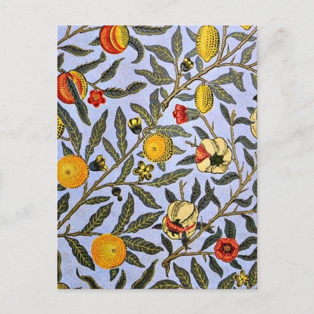 William Morris - Fruit Postcard (Front)