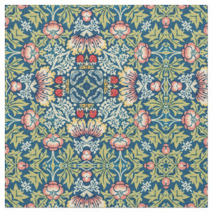 William Morris Geometric Pattern Fabric