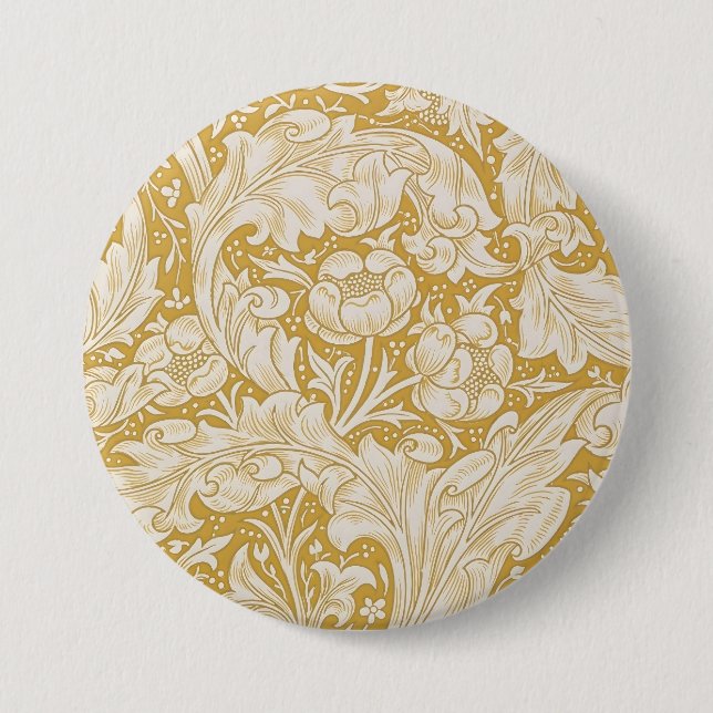  William Morris Gold Bachelors Button Floral (Front)