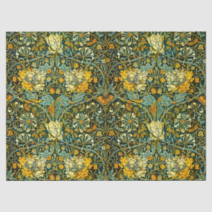 William Morris Gold Honeysuckle Floral Wallpaper Tissue Paper