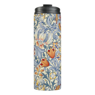 William Morris Gold Lily Victorian Wallpaper Thermal Tumbler