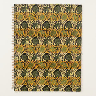 William Morris Gold Tulip Lily Vintage Wallpaper Planner