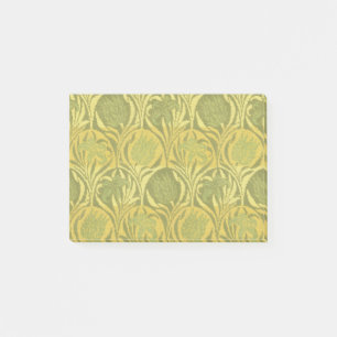 William Morris Gold Tulip Lily Vintage Wallpaper Post-it Notes