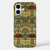 William Morris Gold Tulip Rose Vintage Wallpaper