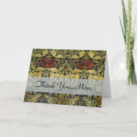 William Morris Gold Tulip Rose Vintage Wallpaper