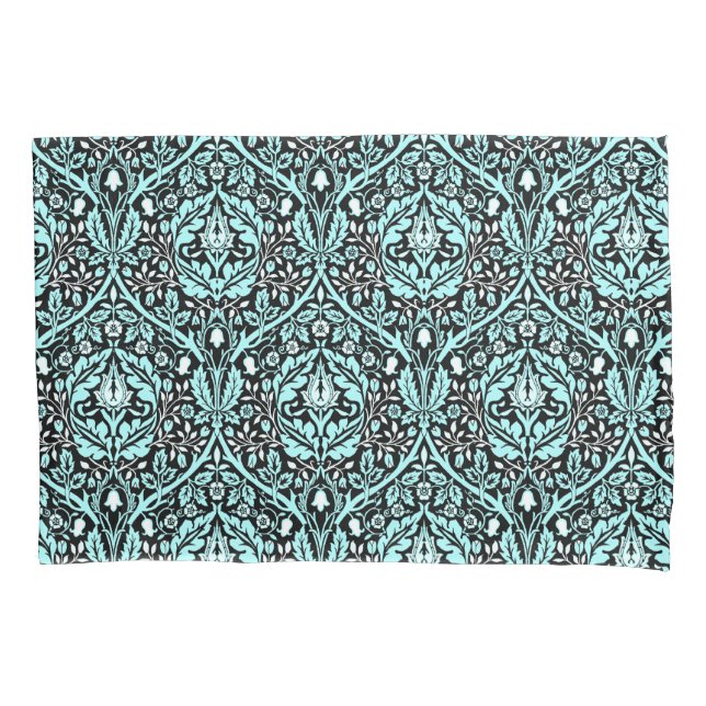 William Morris Golden Bough in Blue Shades Pillowcase (Front)