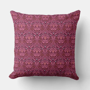 William Morris Golden Bough in Plum Cushion