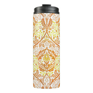 William Morris Golden Bough Orange Floral Art Thermal Tumbler