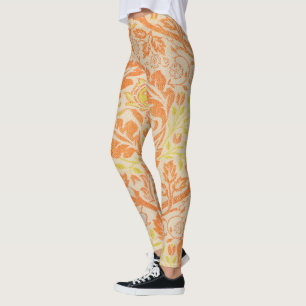 William Morris Golden Bough Pattern Vintage Art Leggings