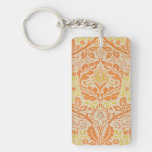 William Morris Golden Bough Tapestry Pattern Key Ring