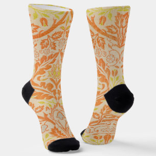 William Morris Golden Bough Tapestry Pattern Socks