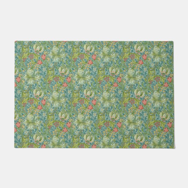 William Morris "Golden Lily" 1 Doormat (Front)