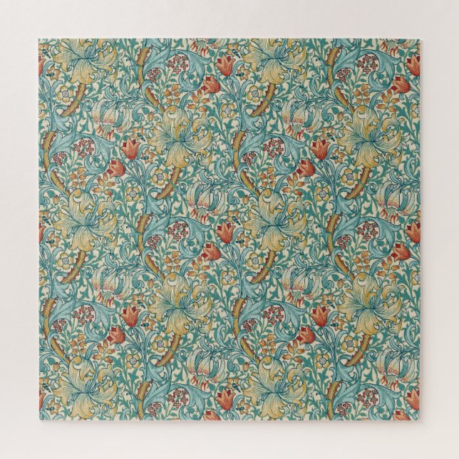 William Morris "Golden Lily" 3 Jigsaw Puzzle (Vertical)