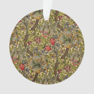 William Morris Golden Lily Antique Floral Pattern Ornament