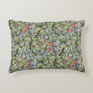William Morris Golden Lily Floral Chintz Decorative Cushion