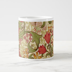 William Morris Golden Lily Floral Pattern Large Coffee Mug