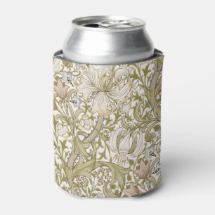 William Morris Golden Lily Garden Flower Classic Can Cooler