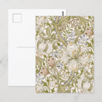 William Morris Golden Lily Garden Flower Classic