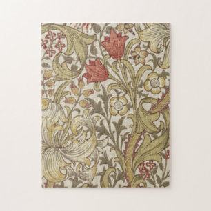 William Morris Golden Lily Jigsaw Puzzle