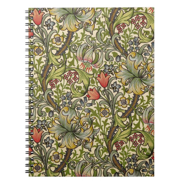 William Morris Golden Lily Notebook (Front)
