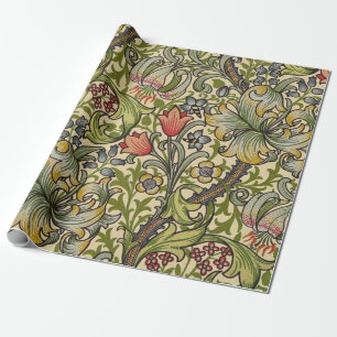 William Morris Golden Lily Restored Pattern Wrapping Paper