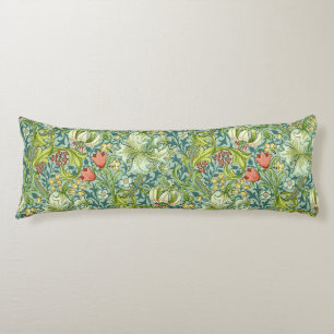 William Morris Golden Lily Vintage Floral Design Body Cushion