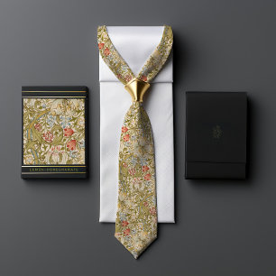 William Morris Golden Lily Vintage Pattern Tie