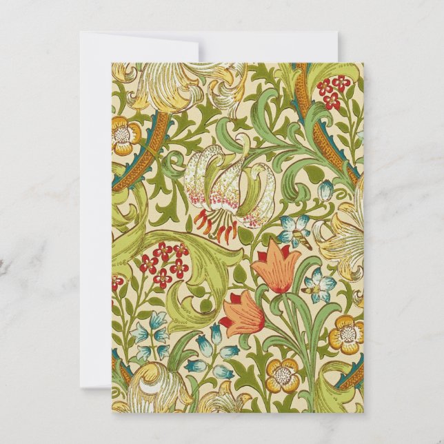 William Morris Golden Lily Vintage Pre-Raphaelite (Front)
