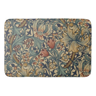 William Morris Golden Lily Vintage Pre-Raphaelite Bath Mat