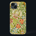 William Morris Golden Lily Vintage Pre-Raphaelite iPhone 13 Case<br><div class="desc">William Morris Golden Lily Floral Vintage Art Wallpaper Design William Morris was an English textile designer, artist, writer, and socialist associated with the Pre-Raphaelite Brotherhood and British Arts and Crafts Movement. He founded a design firm in partnership with the artist Edward Burne-Jones, and the poet and artist Dante Gabriel Rossetti...</div>
