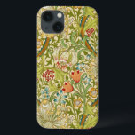 William Morris Golden Lily Vintage Pre-Raphaelite iPhone 13 Case<br><div class="desc">William Morris Golden Lily Floral Vintage Art Wallpaper Design William Morris was an English textile designer, artist, writer, and socialist associated with the Pre-Raphaelite Brotherhood and British Arts and Crafts Movement. He founded a design firm in partnership with the artist Edward Burne-Jones, and the poet and artist Dante Gabriel Rossetti...</div>