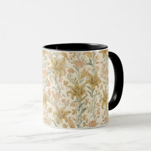 William Morris Golden Lily Vintage Pre-Raphaelite Mug