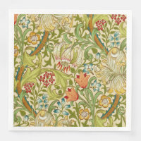 William Morris Golden Lily Vintage Pre-Raphaelite