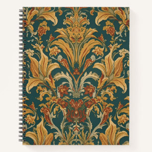 William Morris Golden Lily Vintage Pre-Raphaelite Notebook