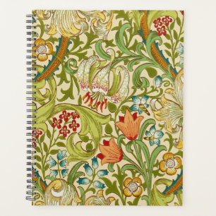 William Morris Golden Lily Vintage Pre-Raphaelite Planner