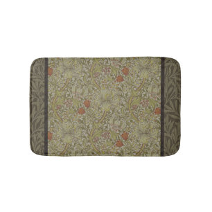 William Morris Golden Lily Willow Bough Pattern Bath Mat