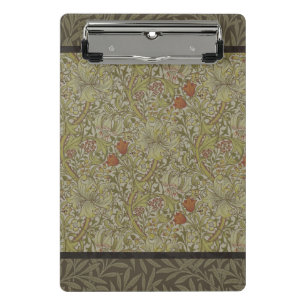 William Morris Golden Lily Willow Bough Pattern Mini Clipboard