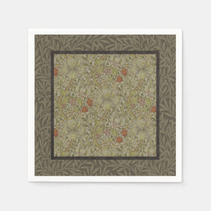 William Morris Golden Lily Willow Bough Pattern Napkin