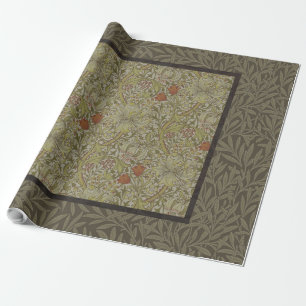 William Morris Golden Lily Willow Bough Pattern Wrapping Paper