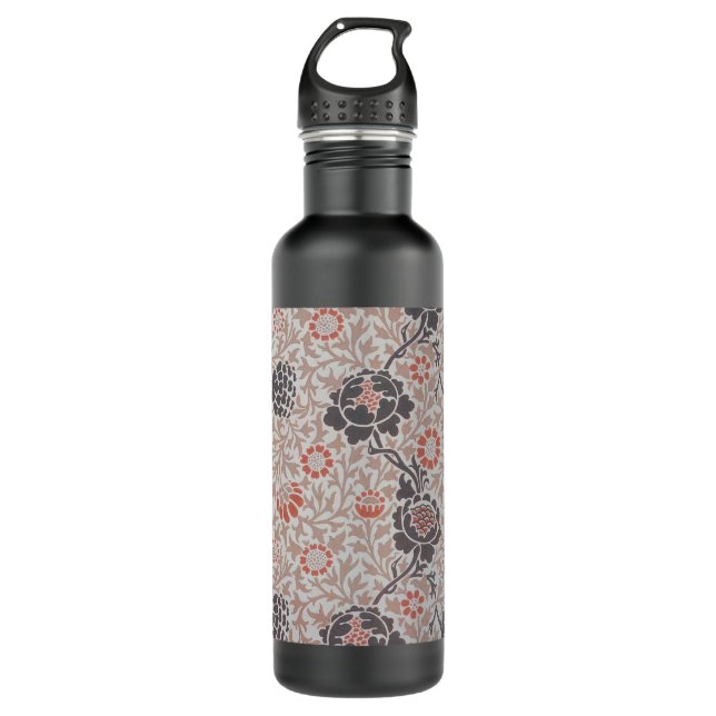 William Morris Grafton Botanic Art Design 710 Ml Water Bottle (Front)
