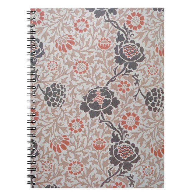 William Morris Grafton Botanic Art Design Notebook (Front)