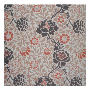 William Morris Grafton Botanic Art Design Poster