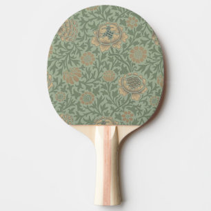 William Morris Grafton Floral Pattern Sage Green Ping Pong Paddle