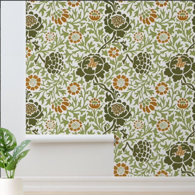William Morris Grafton Floral Pattern Wallpaper (Creator Uploaded)