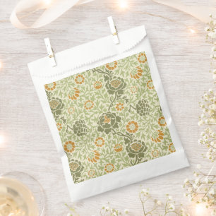 William Morris Grafton Sage Green Floral Pattern Favour Bag