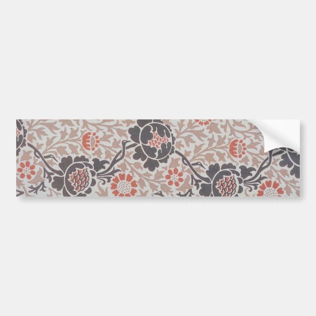 William Morris Grafton Wallpaper Bumper Sticker (Front)