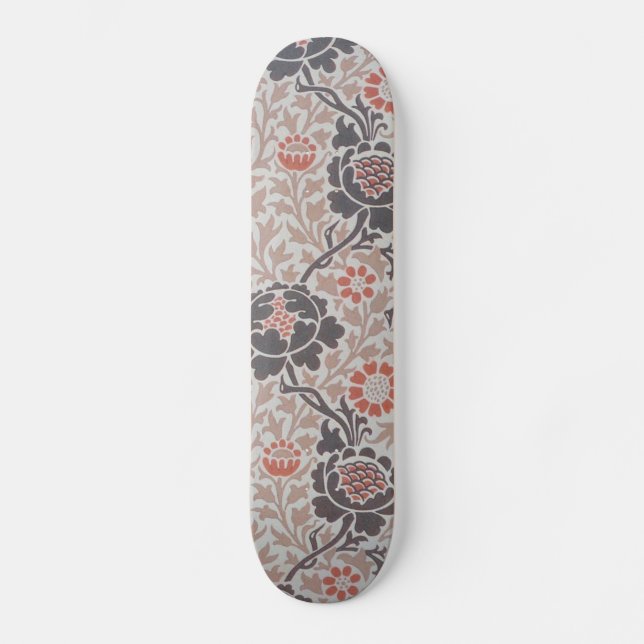 William Morris Grafton Wallpaper Skateboard (Front)