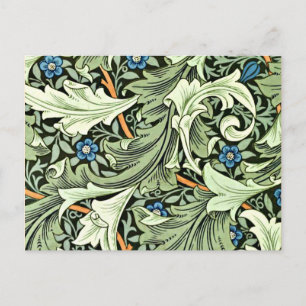 William Morris - Granville, blue and green large Postcard